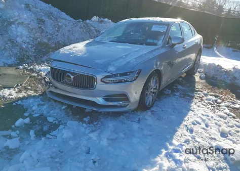 2018 Volvo S90 T6 Inscription z USA, uszkodzony, nr VIN LVY992ML4JP007001